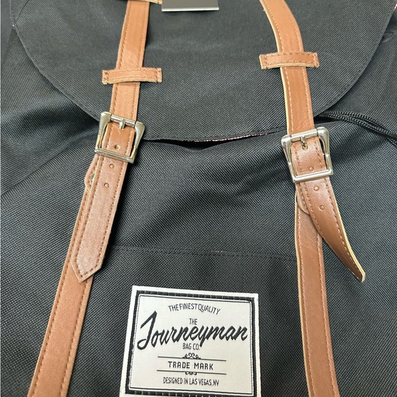 Black and Brown Women's Backpack - Picture 15 of 16